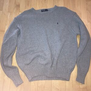 Polo by Ralph Lauren Gray Dad Sweater size L
